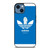 ADIDAS LOGO SHOES BLUE ORIGINALS iPhone 14 Case Cover