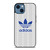ADIDAS LOGO STRIPES WAVES iPhone 14 Case Cover