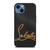 CHRISTIAN LOUBOUTIN LOGO LEATHER iPhone 14 Case Cover