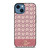 COACH NEW YORK LOGO PINK EMBLEM PATTERN iPhone 14 Case Cover
