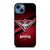 ESSENDON BOMBERS FOOTBALL CLUB LOGO iPhone 14 Case Cover