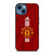 MANCHESTER UNITED FC FOOTBALL LOGO ADIDAS iPhone 14 Case Cover
