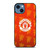 MANCHESTER UNITED FC LOGO RED DEVILS iPhone 14 Case Cover