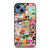 POWERPUFF GIRLS CARTOON NETWORK COLLAGE iPhone 14 Case Cover
