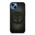PUNISHER LOGO METAL CARBON iPhone 14 Case Cover