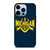 MICHIGAN WOLVERINES LOGO UNIVERSITY FOOTBALL ICON iPhone 13 Pro Max Case Cover