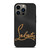 CHRISTIAN LOUBOUTIN LOGO LEATHER iPhone 13 Pro Case Cover