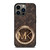 MICHAEL KORS LOGO MK BROWN WALLET iPhone 13 Pro Case Cover