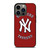 NEW YORK YANKEES BASEBALL LOGO RED iPhone 13 Pro Case Cover