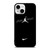 AIR JORDAN NIKE BLACK WHITE iPhone 13 Mini Case Cover