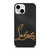 CHRISTIAN LOUBOUTIN LOGO LEATHER iPhone 13 Mini Case Cover