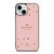 KATE SPADE NEW YORK LOGO PINK GOLDEN POLKADOTS iPhone 13 Mini Case Cover