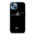 AIR JORDAN NIKE BLACK WHITE iPhone 13 Case Cover