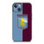 ASTON VILLA FC LOGO FOOTBALL CLUB iPhone 13 Case Cover