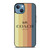 COACH NEW YORK LOGO STRIPES iPhone 13 Case Cover