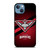 ESSENDON BOMBERS FOOTBALL CLUB LOGO iPhone 13 Case Cover
