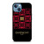 GIVENCHY PARIS LOGO RED GOLD iPhone 13 Case Cover