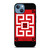 GIVENCHY PARIS RED LOGO iPhone 13 Case Cover