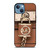 MICHAEL KORS LOGO MK PADLOCK BROWN iPhone 13 Case Cover