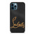 CHRISTIAN LOUBOUTIN LOGO LEATHER iPhone 12 Pro Max Case Cover