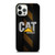 CATERPILLAR TRACTOR LOGO YELLOW METAL TRIPE iPhone 12 Pro Case Cover