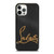 CHRISTIAN LOUBOUTIN LOGO LEATHER iPhone 12 Pro Case Cover
