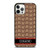 COACH NEW YORK BROWNLOGO PATTERN iPhone 12 Pro Case Cover