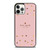 KATE SPADE NEW YORK LOGO PINK GOLDEN POLKADOTS iPhone 12 Pro Case Cover