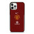 MANCHESTER UNITED FC LOGO FOOTBALL VODAFONE JERSEY iPhone 12 Pro Case Cover