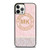 MICHAEL KORS MK LOGO PINK iPhone 12 Pro Case Cover