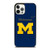 MICHIGAN WOLVERINES LOGO NIKE UNIVERSITY FOOTBALL iPhone 12 Pro Case Cover