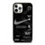 OFF-WHITE NIKE AIR JORDAN BLACK iPhone 12 Pro Case Cover