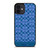 COACH NEW YORK LOGO PATTERN BLUE EMBLEM iPhone 12 Mini Case Cover