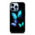 BLUE BUTTERFLY ART iPhone 13 Pro Max Case Cover