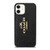 COACH NEW YORK LOGO ON BLACK WALLET iPhone 12 Case Cover