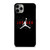 AIR JORDAN NIKE RED BLACK iPhone 11 Pro Max Case Cover