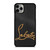 CHRISTIAN LOUBOUTIN LOGO LEATHER iPhone 11 Pro Max Case Cover