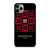 GIVENCHY PARIS LOGO RED GOLD iPhone 11 Pro Max Case Cover