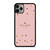 KATE SPADE NEW YORK LOGO PINK GOLDEN POLKADOTS iPhone 11 Pro Max Case Cover