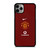 MANCHESTER UNITED FC LOGO FOOTBALL VODAFONE JERSEY iPhone 11 Pro Max Case Cover