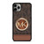 MICHAEL KORS LOGO MK WALLET BROWN iPhone 11 Pro Max Case Cover