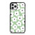 GREEN RETRO FLORAL PATTERN iPhone 11 Pro Case Cover