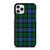 GREEN BLUE TARTAN PLAID PATTERN iPhone 11 Pro Case Cover