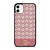 COACH NEW YORK LOGO PINK EMBLEM PATTERN iPhone 11 Case Cover