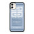 GIVENCY PARIS LOGO G-TOTE iPhone 11 Case Cover