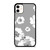 KATE SPADE NEW YORK LOGO FLORAL GRAY iPhone 11 Case Cover