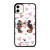 KATE SPADE NEW YORK LOGO MICKEY MINNEY MOUSE DISNEY KISS iPhone 11 Case Cover