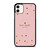 KATE SPADE NEW YORK LOGO PINK GOLDEN POLKADOTS iPhone 11 Case Cover