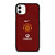 MANCHESTER UNITED FC LOGO FOOTBALL VODAFONE JERSEY iPhone 11 Case Cover