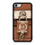 MICHAEL KORS LOGO MK PADLOCK BROWN iPhone SE 2022 Case Cover